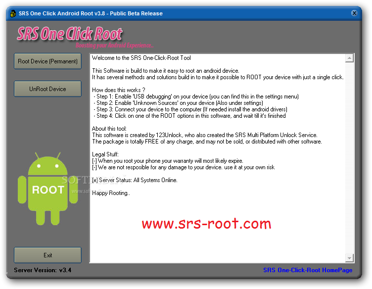 srs one click android root 4.7